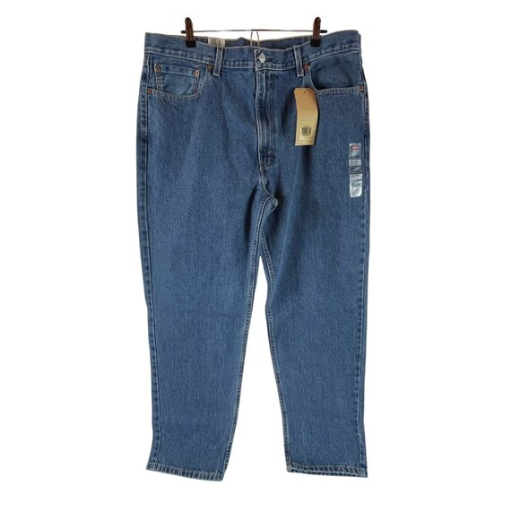 Levis 550 Relaxed Jeans Mens 42 x 34 Big Tall Blue Pockets Straight - Picture 1 of 9
